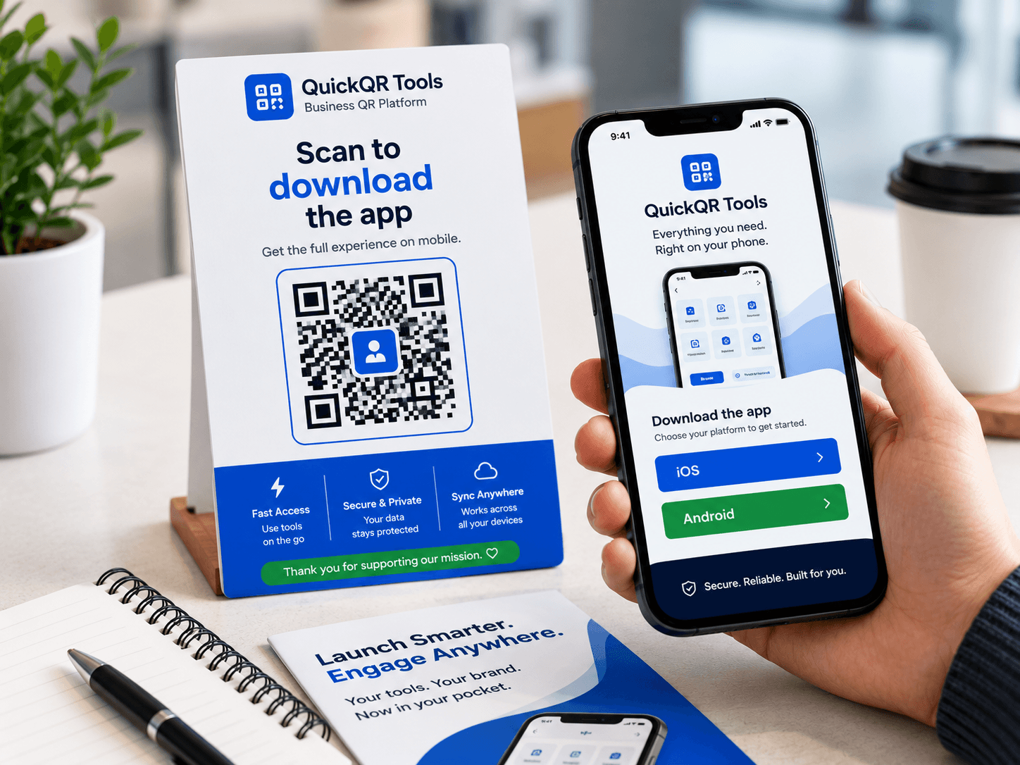 app store qr code generator for mobile app downloads and launch campaigns