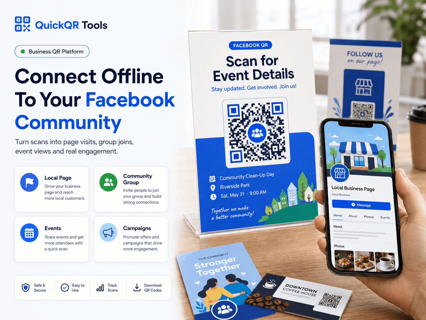 facebook qr code generator for local business pages groups and events