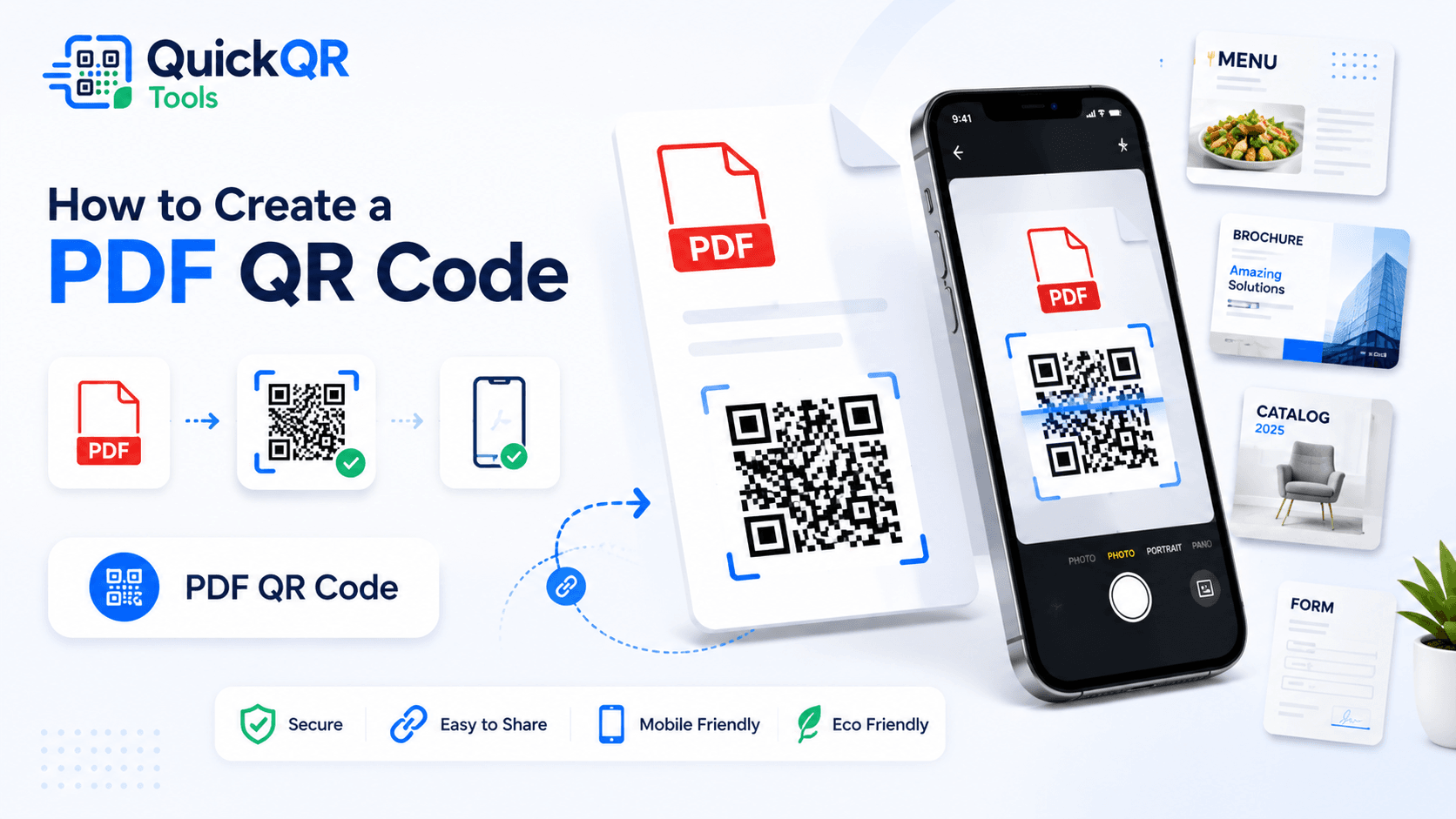 How to create a PDF QR code with QuickQR Tools