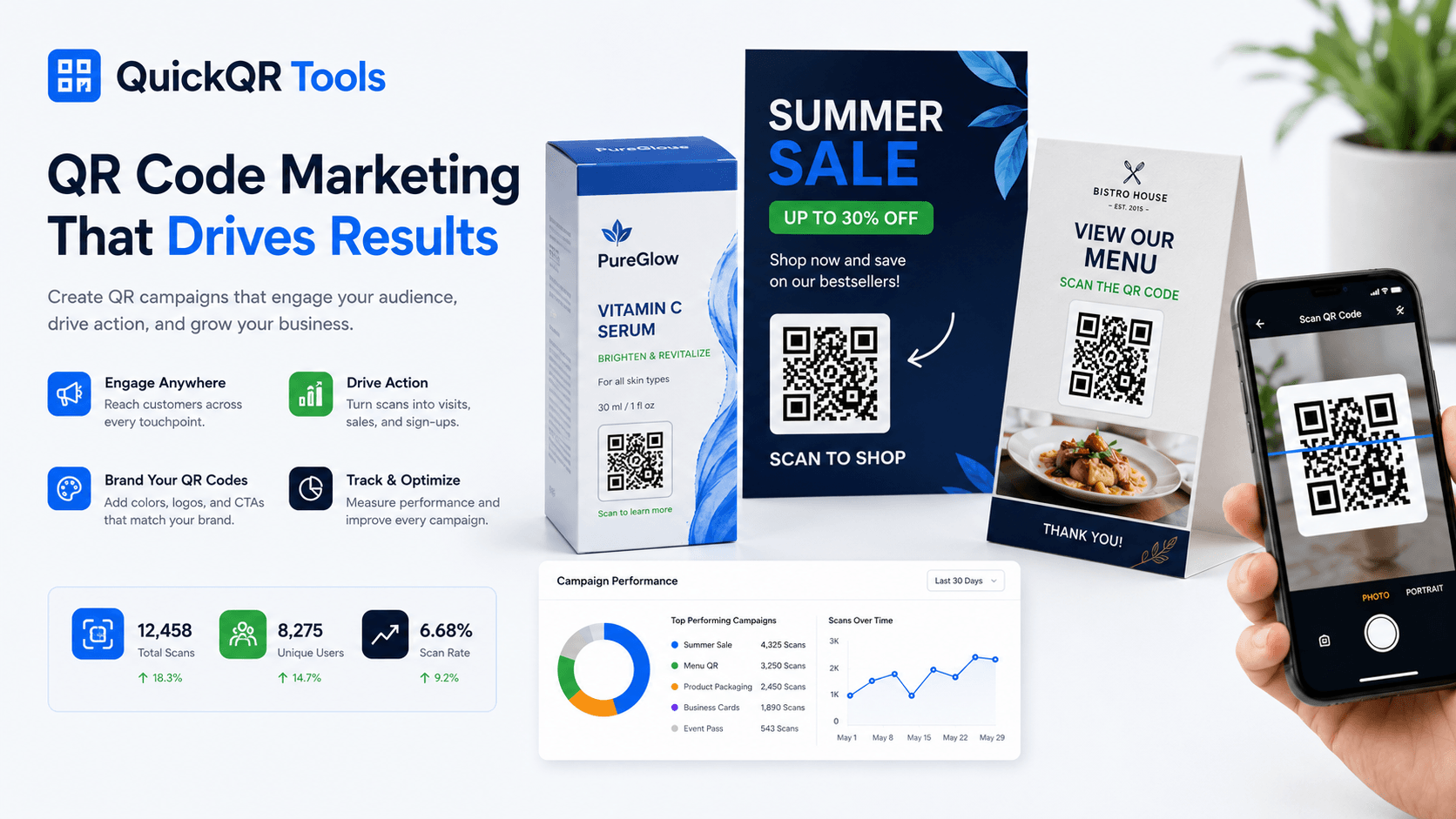 qr code marketing guide for business campaigns by QuickQR Tools