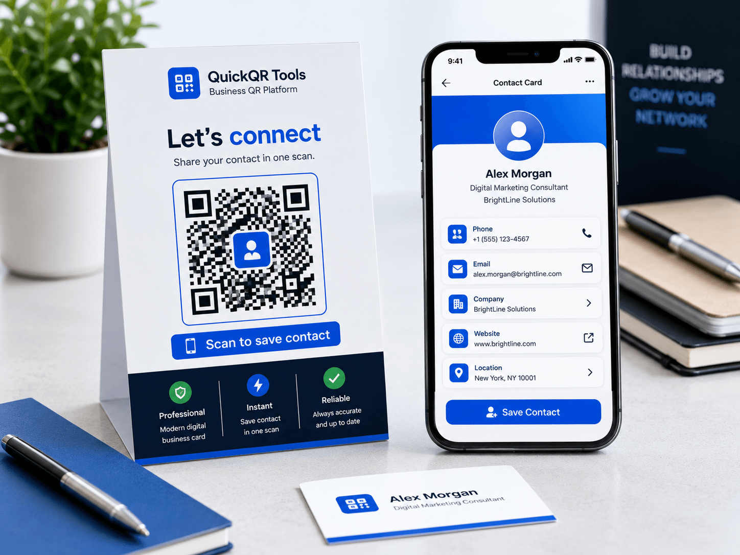 vcard qr code generator for digital business cards networking and contact sharing